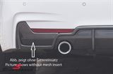 00053478  Rieger rear skirt insert for M-Tech. rear bumper, for single tail pipe R.+L.-side, black
