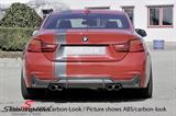 00053479  Rieger rear skirt insert for M-Tech. rear bumper, for double tail pipe R.+L.-side, black