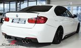 00323438 BMW F32 -  Rieger/Friedrich sport exhaust, stainless cat-back system, double tailpipes L.+R.-side 4X90MM chrome silver tips