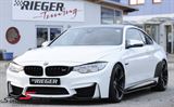 00053420 BMW F80 LCI M3 -  Rieger frontspoiler lip for original M-Tech. frontspoiler