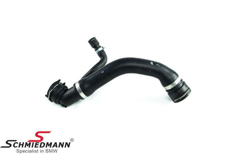 Water hose thermostat housing - to the top of the radiator