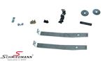 00099605  Rieger rear skirt insert for M-Tech. rear bumper, for single tail pipe R+L.-side, carbon look