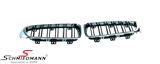 NF323336DG BMW F36 LCI -  Kidney set chrome frames and with black double grill spokes