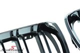 NF323336DG BMW F36 LCI -  Kidney set chrome frames and with black double grill spokes