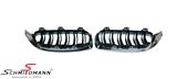 NF323336DG BMW F36 LCI -  Kidney set chrome frames and with black double grill spokes