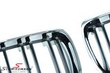 NS90LCIDG BMW E90LCI -  Kidney set with double grill spokes - chrome frame / black grill spokes