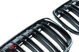 NSX1F48HGDG BMW X1 (F48) -  Kidney set high gloss black with double grill spokes