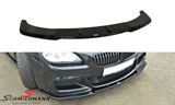 FRLF06V2-MD BMW F06 GC LCI -  Maxton Design front splitter glossy black