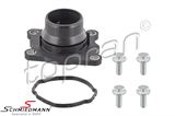11517805191TR 11517805191 11 51 7 805 191 7805191 BMW E91 -  Thermostat housing with gasket and bolts