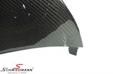 IN6061MCARDEM BMW E60 LCI -  -DEMO- Rear apron trimpanel -EVO- for M-Tech. rearskirt genuine carbon (Note: The part has a minor damage, see pictures))