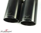 523546 BMW F87 M2 LCI -  Supersprint race rear silencer with black tailpipes L.+R.-side D=Ø80MM