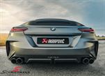 S-BM-T-9H  Akrapovic sport rear silencer, Slip-On Line (Titanium) with carbon tailpipes