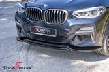 FRLG02-MD BMW X3 (G01) -  Maxton Design front splitter gloss black