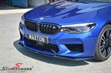 FRLF90V2-MD BMW F90 M5 -  Maxton Design front splitter V.2 F90 M5 gloss black