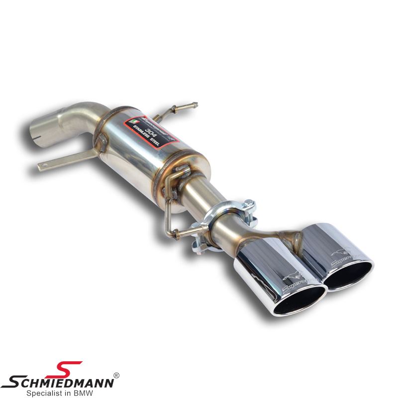 Supersprint Rear exhaust Right "Racing" 90x70
<b>(Without ECE-Approval)</b>
