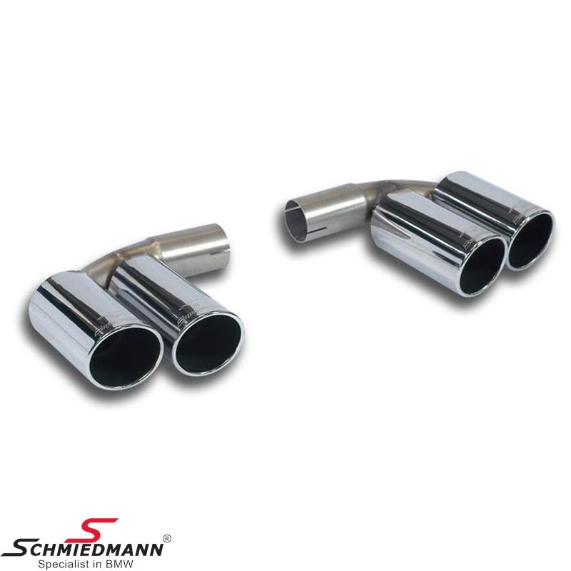 Supersprint Endpipes kit Right OO80 - Left OO80
<b>(With ECE-Approval)</b>