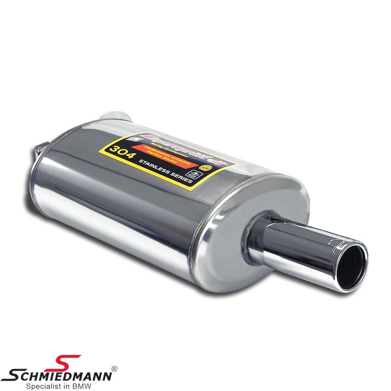 Supersprint Rear exhaust O100(For M - Technik diffuser, single outlet)  (With ECE-Approval)