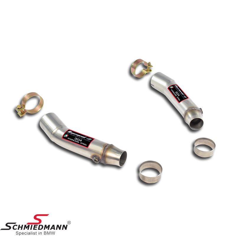 Supersprint Connecting pipe for OEM Catalytic converter
<b>(Without ECE-Approval)</b>