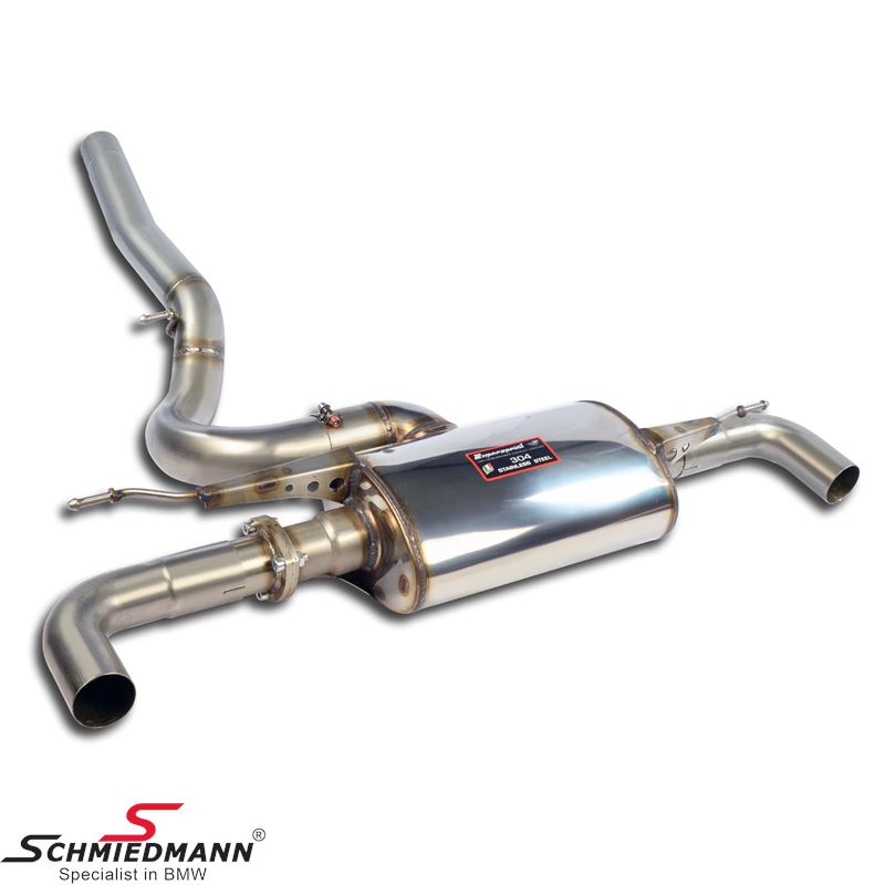 Supersprint Rear exhaust Right - Left
<b>(Without ECE-Approval)</b>