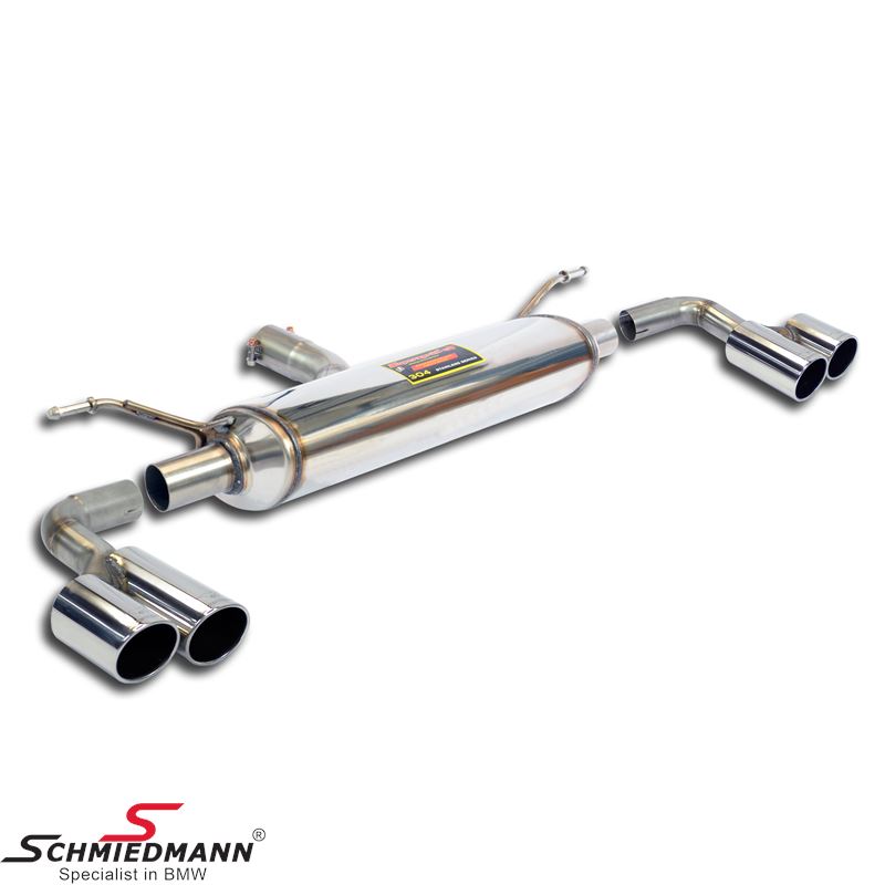 Supersprint Rear exhaust Right OO80 - Left OO80
<b>(With ECE-Approval)</b>