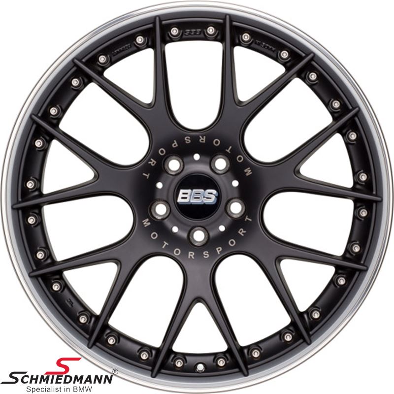 BBS Performance Line CH 601 satin black/titanium 9X21"