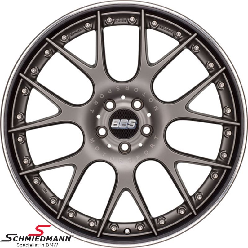 BBS Performance Line CH 601 platinum/black 9X21"