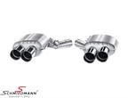 B5426.01024 BMW F10 -  Sports rear silencer set Eisenmann tailpipes round 4XD102MM