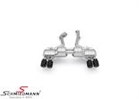 B5462.00904.21 BMW F87 M2 LCI -  Eisenmann Rear Silencer 4x 90 mm "LeMans" Tip - silver/chrome Without ECE-Approval