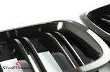 NSF1011CARLDG BMW F10 -  Kidney set carbon look with double grill spokes (not genuine carbon)