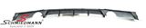 INF3031MOT2DCB BMW F30 -  Rear apron trimpanel Carbon Look with cutout for single tailpipe in both sides, primed -Motorsport 2- for M-Technic rearskirt (Please note the installation instructions)