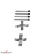 34111153861S 34111153861 34 11 1 153 861 1153861 BMW E23 -  Set mounting parts for front brake pads