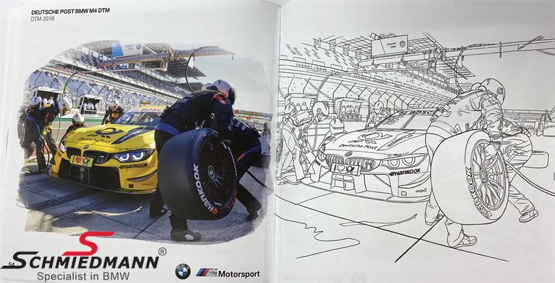 Libro de colorear BMW Motorsport