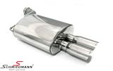 SCM39MTR270 BMW E39 -  Schmiedmann stainless steel sport rear silencer 2XØ70MM (with interchangeable tailpipes)