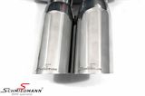 SCM39MTR270 BMW E39 -  Schmiedmann stainless steel sport rear silencer 2XØ70MM (with interchangeable tailpipes)