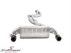 MTP-BM-SS-2H 宝马 F31 LCI -  Sport Exhaust Akrapovic Evolution line - Stainless steel/ Carbon fiber tail pipes (Rear muffler only)