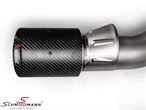 S-BM-T-5H BMW F20LCI -  Sport Exhaust Akrapovic Slip-on - Titanium/ Carbon fiber tail pipes (With ECE Approval)