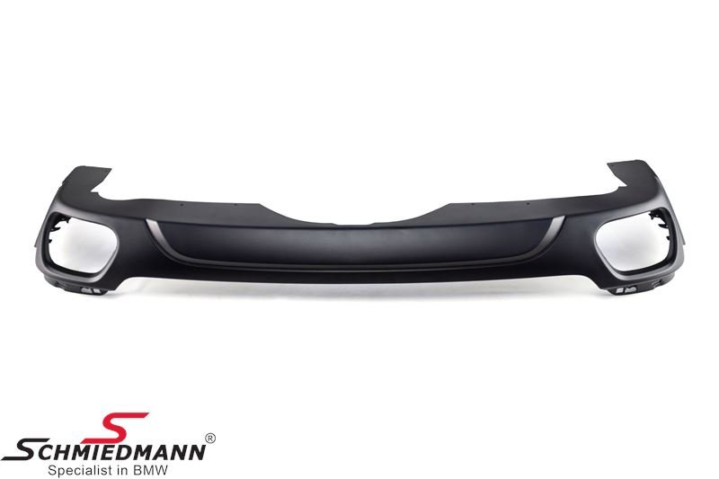 Rear apron trimpanel motorsport for standard rear bumper