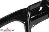 INF30MOT2HVSGB BMW F30 LCI -  Rear apron Gloss Black trimpanel with large cut outs for double tailpipes in both sides, sort -Motorsport 2- for M-Technic rearskirt (Please note the installation instructions)