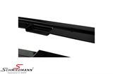 SKPF212223GB 宝马 F22 -  Sideskirt extention set Gloss black, to be installed under the original sideskirts