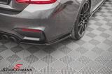RRSSF82M4 BMW F82 M4 -  Maxton Design Rear Side Splitter for M-sport bumper, Gloss black