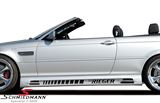 RSK46RACING  Sideskirt set Rieger Racing with airducts