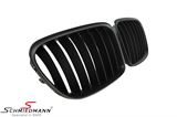 NSX1E84  Kidney set matte black 