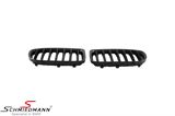 NSX1E84  Kidney set matte black 