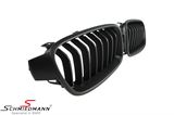 NF3031MBAL BMW F30 LCI -  Kidney set matt black 