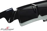INF1011MPERF50 BMW F11 -  BMW 5 Series F10/11 -Sportline- Rear Diffuser Gloss Black