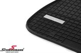 SCMF3948LCGUMEX BMW F45 SAT LCI -  Schmiedmann -Exclusive- rubber floor mat set front/rear black