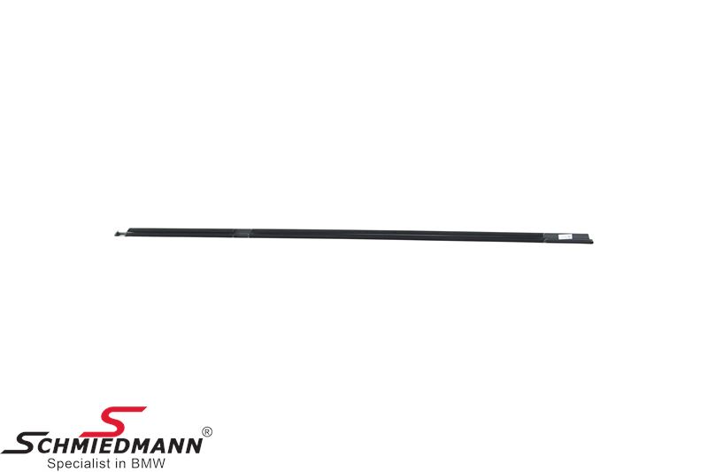Channel cover -Shadow-Line- glossy black, rear door outer R.-side 