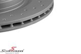 BRSP90STBZ 宝马 E87 -  Racing brake discs rear set 300X20MM ventilated with holes Zimmermann