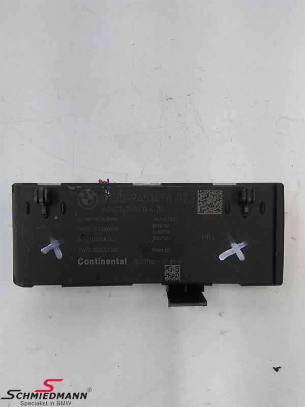 Control Unit, Tailgate Function Module (HKL Module)