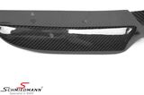FRL9091MCARD1 BMW E90 -  DEMO Frontspoiler lip set genuine carbon for M-Technic frontspoiler (Please note: has a crack on the one side)